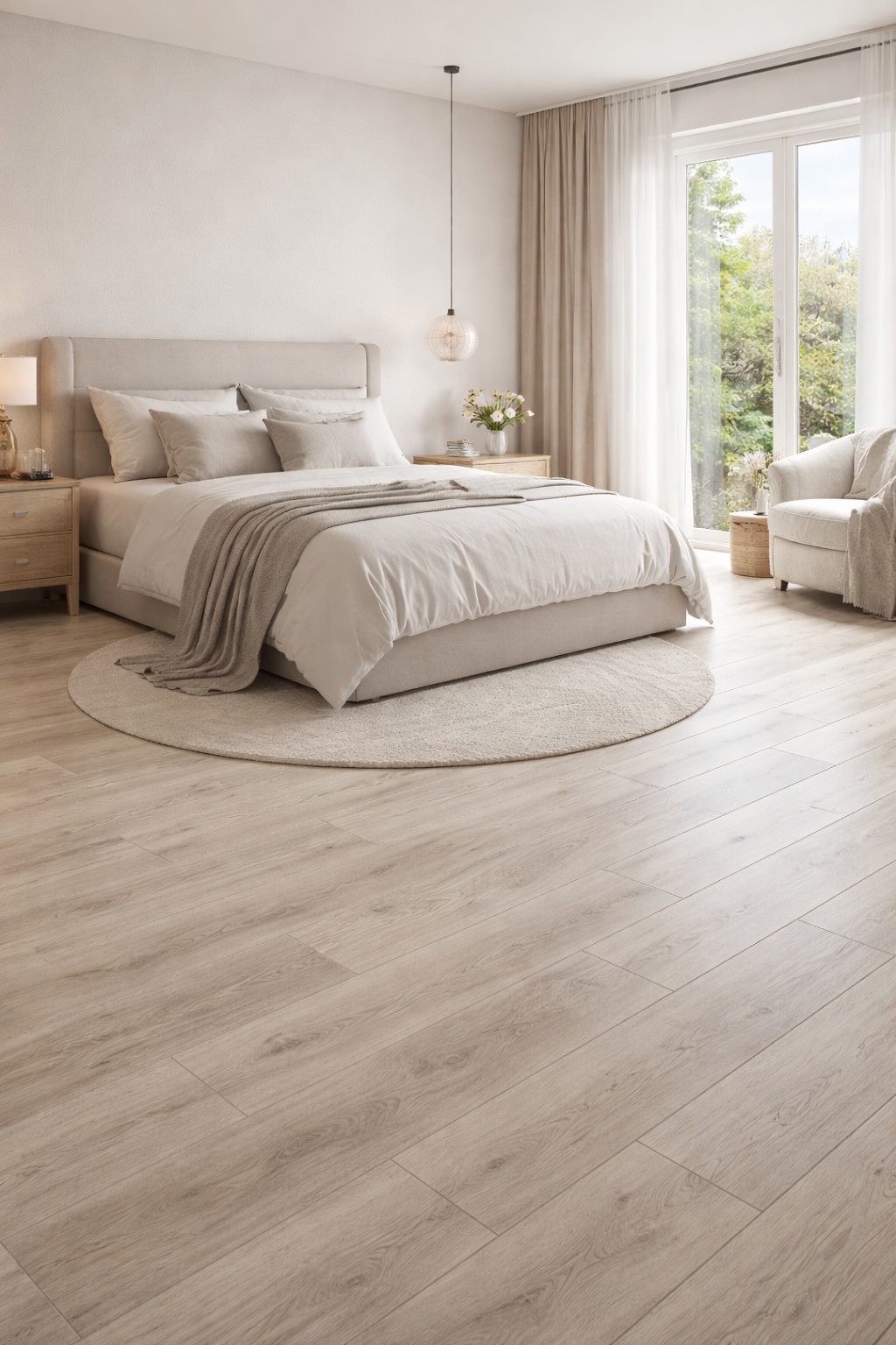 Bright kitchen with Nordic Ash flooring