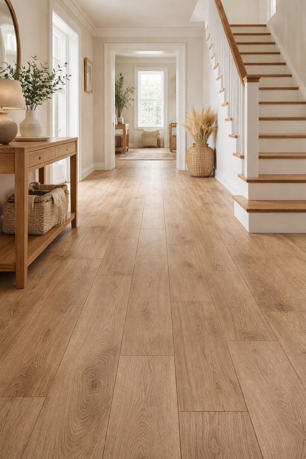 Bright kitchen with Nordic Ash flooring